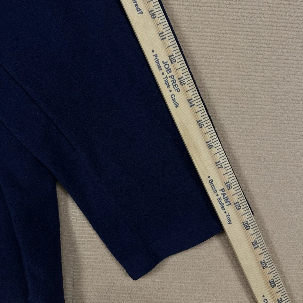 The North Face Fleece Pullover XL Navy Blue Crewneck Sleeve Pocket Lightweight